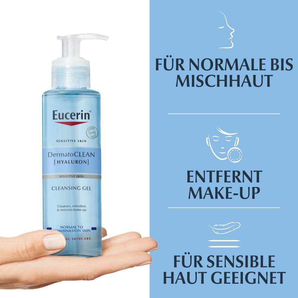 Reinigungsgel zur Gesichtsreinigung DermatoCLEAN Eucerin